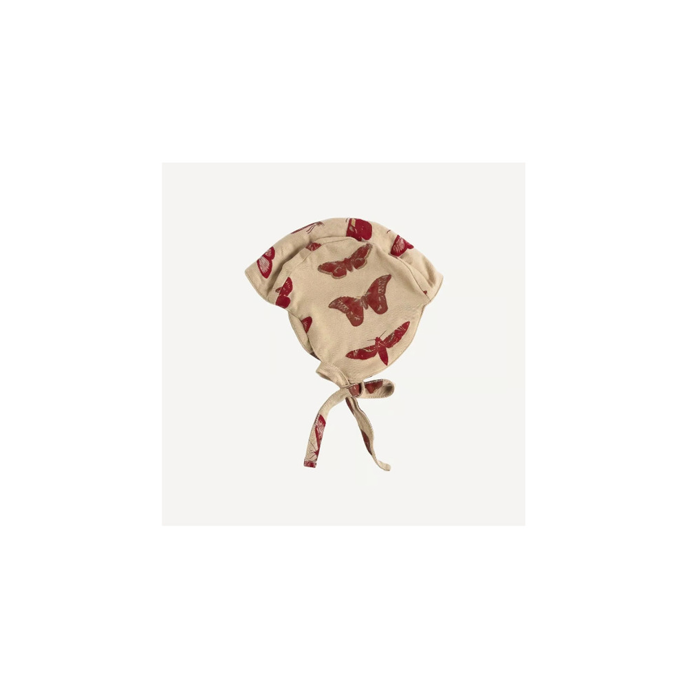 NWT Kate Quinn Garnet Moth Insects Bamboo Flight Hat 12-18m